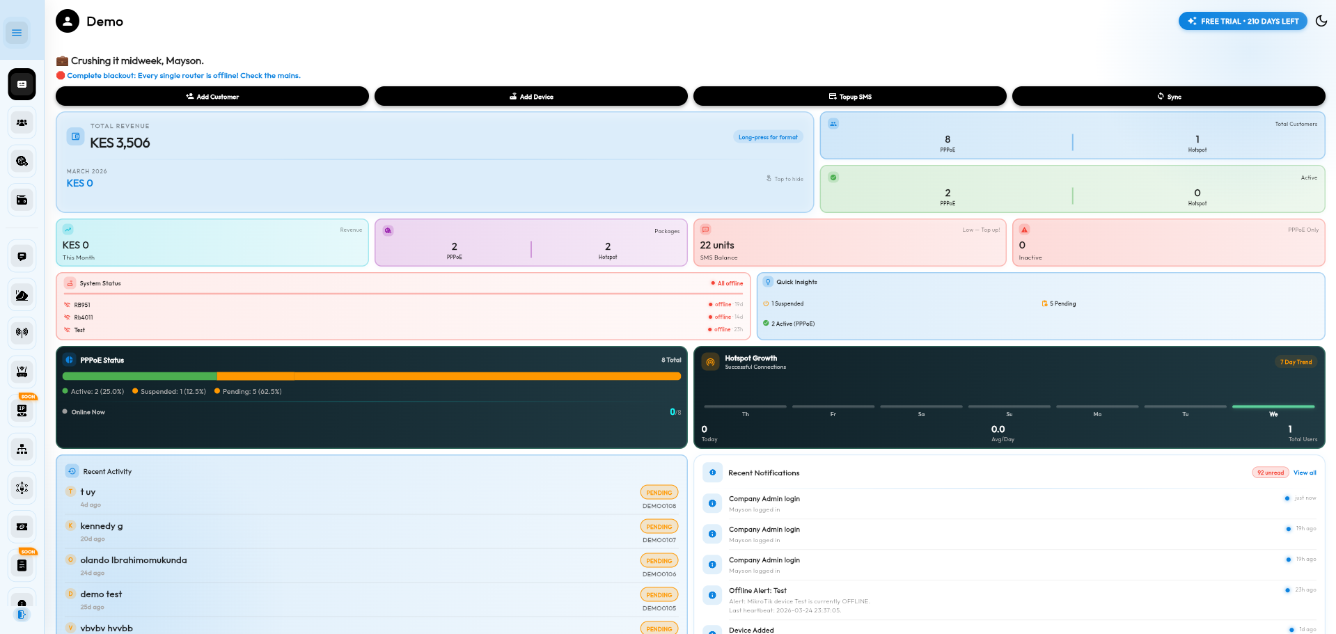 Desktop Dashboard